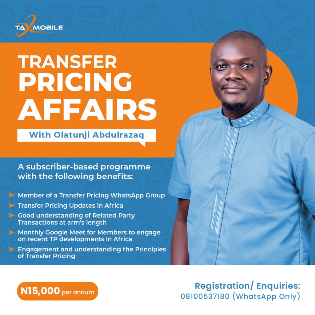 Transfer Pricing Documentation In Nigeria