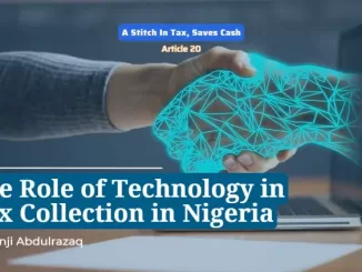 The Role in Technology in Tax Collection in Nigeria
