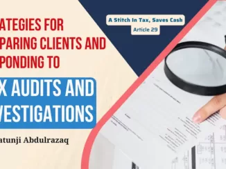 Strategies for Preparing Clients and Responding to Tax Audits and Investigations