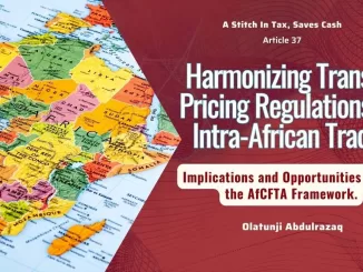 Harmonizing Transfer Pricing Regulations for Intra-African Trade