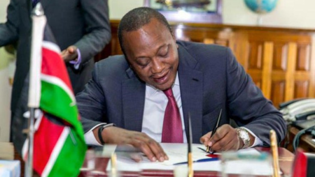 President Kenyatta signs new minumum wage