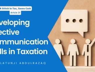 Developing Effective Communication Skills in Taxation