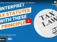 8 Principles Guiding the Interpretation of Tax Statutes